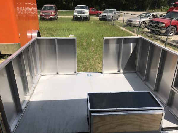 6×10 Single Axle – Stage Trailer w/ Fold Up Handrails – Removable Hitch - Mag Wheels - Image 8