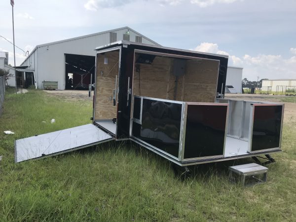 6×10 Single Axle – Stage Trailer w/ Fold Up Handrails – Removable Hitch - Mag Wheels - Image 6
