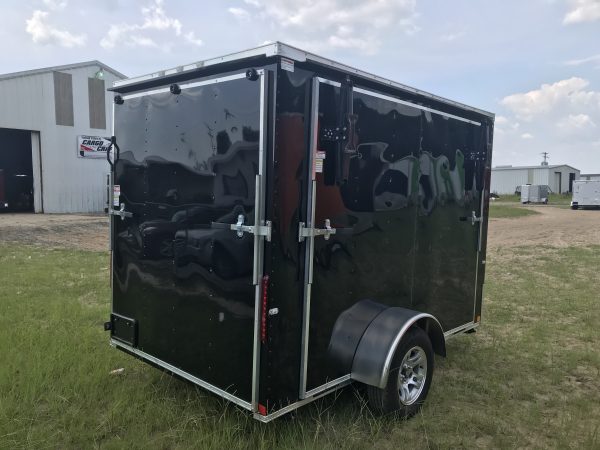 6×10 Single Axle – Stage Trailer w/ Fold Up Handrails – Removable Hitch - Mag Wheels - Image 4