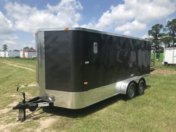 7x16 Tandem Axle - Tornado Series - Radial Tires - (4) D-Ring Tie Downs in Floor - Image 2