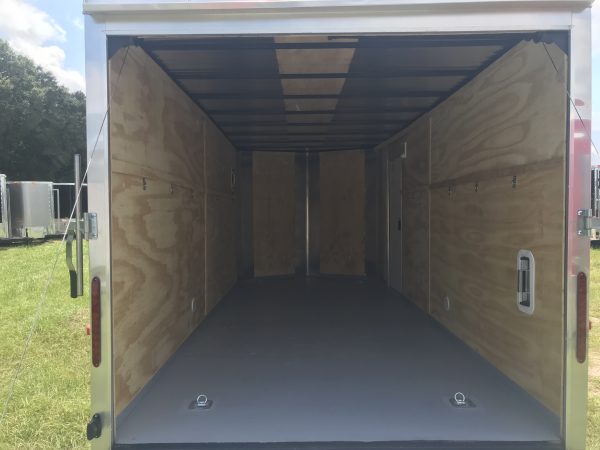 7x16 Tandem Axle - Tornado Series - Radial Tires - (4) D-Ring Tie Downs in Floor - Image 5
