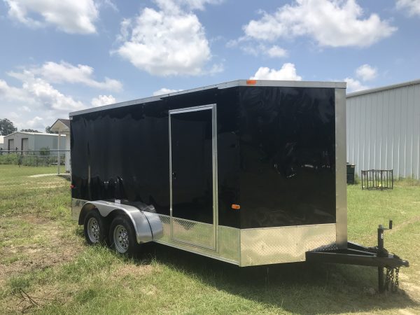 7×14 Tandem Axle Tornado Series – V-Nose – Ramp – 6 Foot 3 Inch