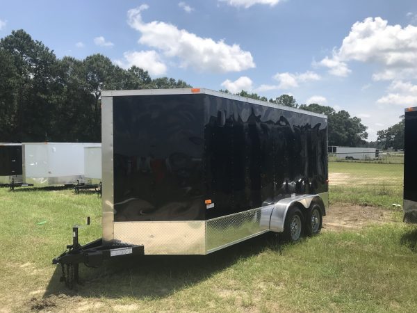 7×14 Tandem Axle Tornado Series – V-Nose – Ramp – 6 Foot 3 Inch - Image 2