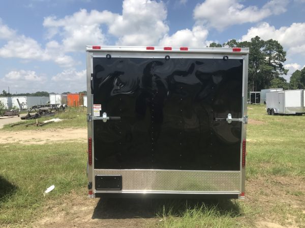 7×14 Tandem Axle Tornado Series – V-Nose – Ramp – 6 Foot 3 Inch - Image 3