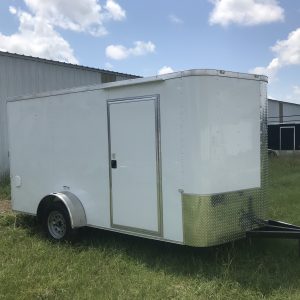 7×12 Single Axle – Elite Series – 16 Inch On Center Framing – All Led Lights – 6 Foot 3 Inch