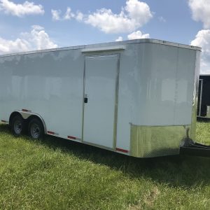 8.5×20 Tandem Axle Auto Carrier – 5200# Axles – 4500# Ramp – D-Ring Tie Downs