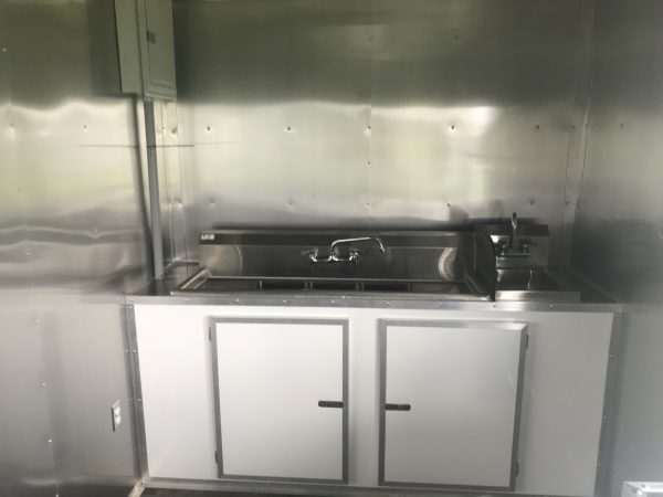 7x16 Tandem Axle Concession Trailer - Hood Range - Sinks - Propane Gas Lines - Image 7