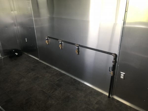 7x16 Tandem Axle Concession Trailer - Hood Range - Sinks - Propane Gas Lines - Image 9