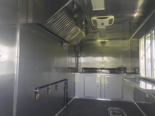 7x16 Tandem Axle Concession Trailer - Hood Range - Sinks - Propane Gas Lines - Image 6