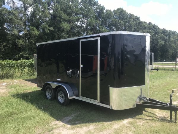 7x14 Tandem Axle - Elite Series - 6 Foot 6 - Stab Jacks - All LED