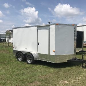 7x12 Tandem Axle Tornado - 6 Foot 3 - 32'' RV Door - 2500# Ramp Door