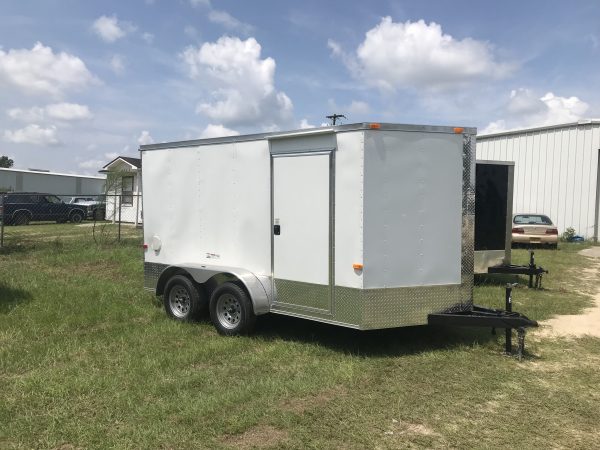 7x12 Tandem Axle Tornado - 6 Foot 3 - 32'' RV Door - 2500# Ramp Door