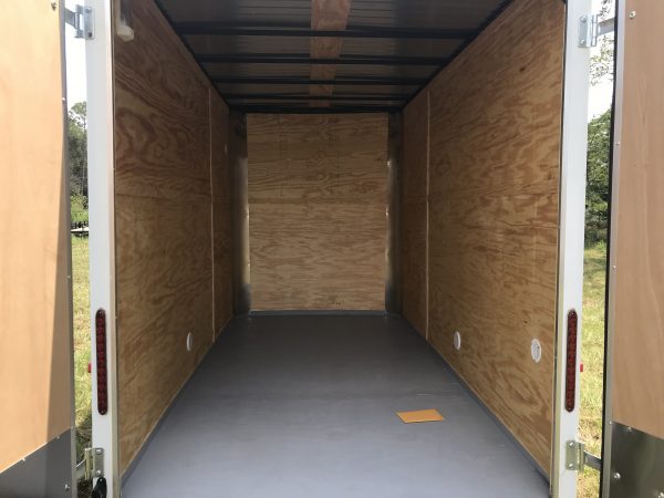 6x12 Single Axle - Sport Series - 7 Foot Ceiling - Double Rear Doors - Image 4