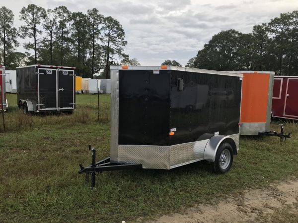 5x8 Single Axle - Tornado Series - 32'' Barlock Side Door - Ramp Door - Image 2