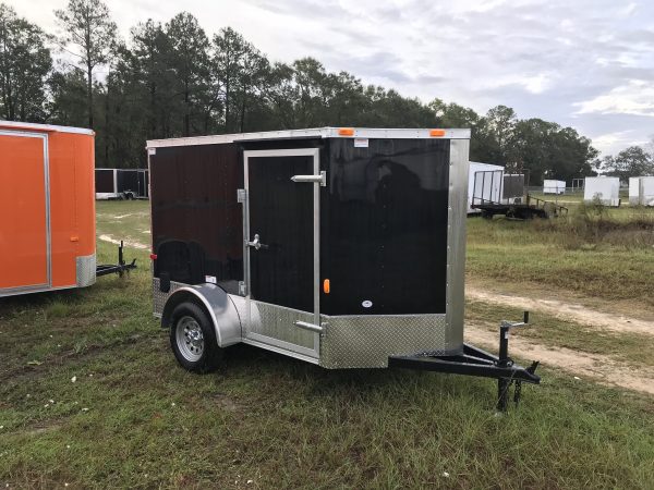 5x8 Single Axle - Tornado Series - 32'' Barlock Side Door - Ramp Door