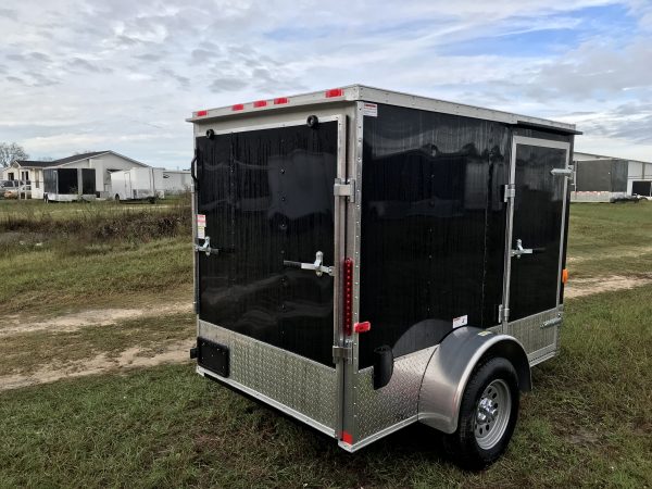 5x8 Single Axle - Tornado Series - 32'' Barlock Side Door - Ramp Door - Image 3