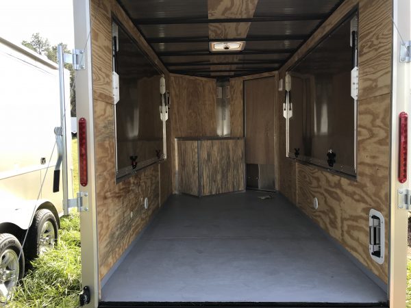 6x12 Tandem Axle - (2) 4'x8' lift up doors - Generator Compartment - Screwless Exterior - Image 5