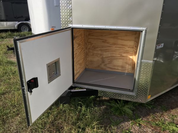 6x12 Tandem Axle - (2) 4'x8' lift up doors - Generator Compartment - Screwless Exterior - Image 3