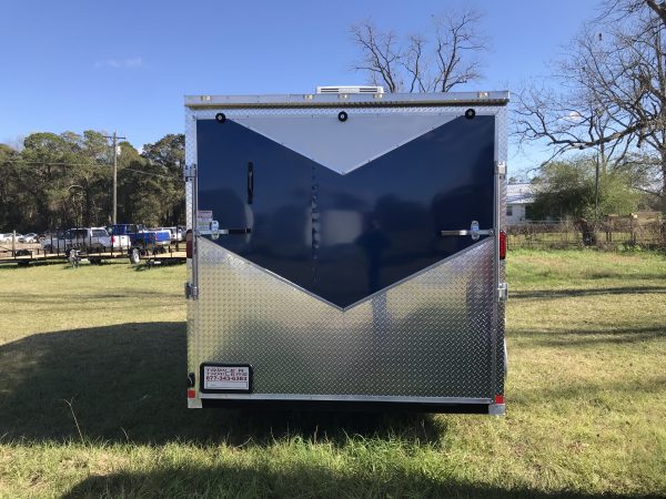 7×14 Tandem Axle Motorcycle Trailer – Finished Interior – Electrical – Cabinet with Drawers - Image 3
