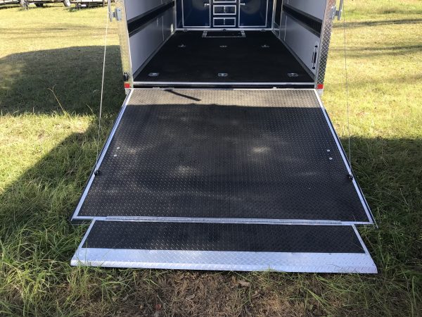 7×14 Tandem Axle Motorcycle Trailer – Finished Interior – Electrical – Cabinet with Drawers - Image 4