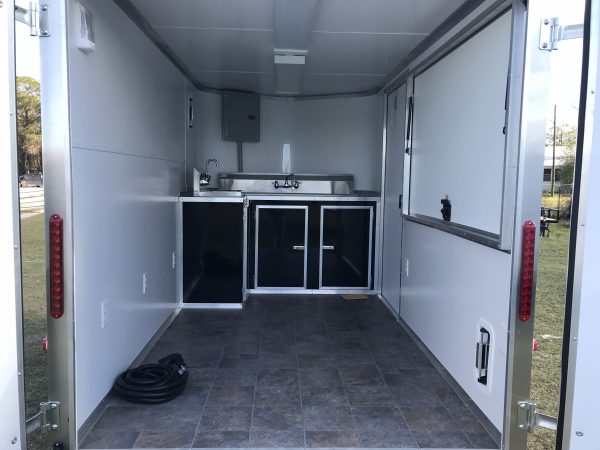 6x10 Single Axle Concession Trailer - Sink Package - Electrical - Finished Interior - Image 4