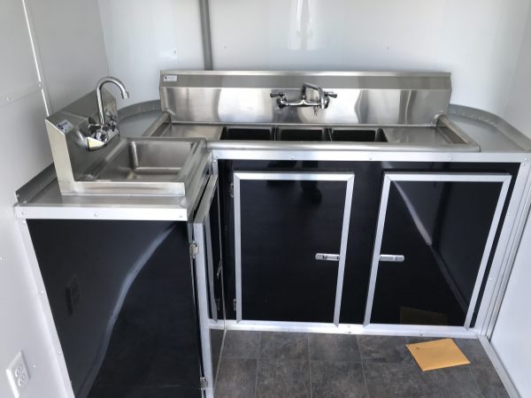 6x10 Single Axle Concession Trailer - Sink Package - Electrical - Finished Interior - Image 5