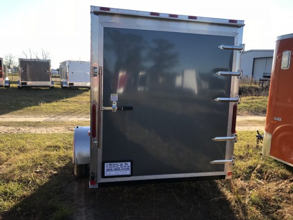 6x10 Single Axle Concession Trailer - White Vinyl Interior - Concession window - Single Rear Door - Image 3