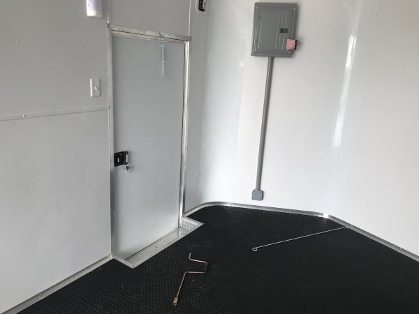 8.5x20 Tandem Axle Stage Trailer - 16' Stage - Finished Interior - Image 8