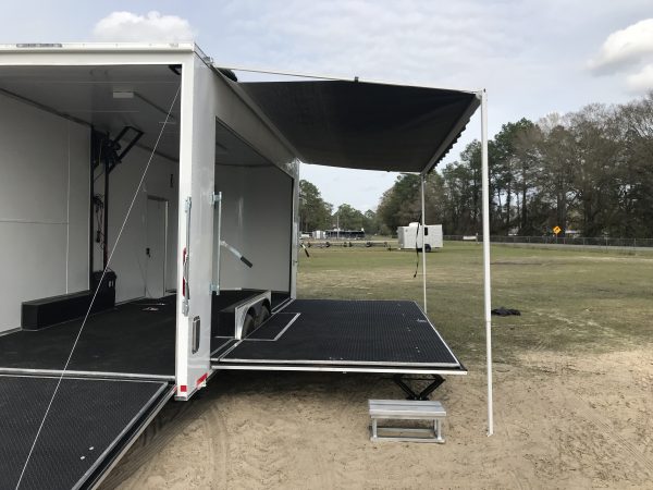 8.5x20 Tandem Axle Stage Trailer - 16' Stage - Finished Interior - Image 10