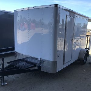 7x14 Single Axle Porch Concession Trailer