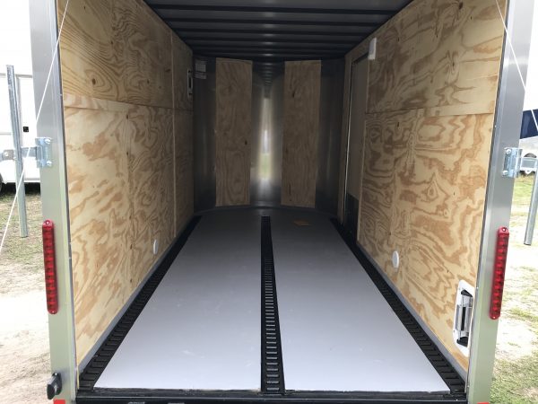 6x12 Tandem Axle Motorcycle Hauler - Etrack - Insulated roof liner - Image 5