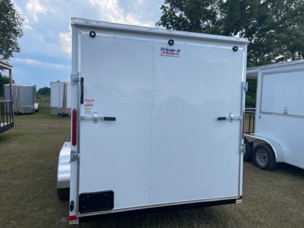 7x16 Tandem Axle - 6 Foot 6 Inch Interior - 16'' On center Floors & Walls - Ramp Door - Side Door - Image 3