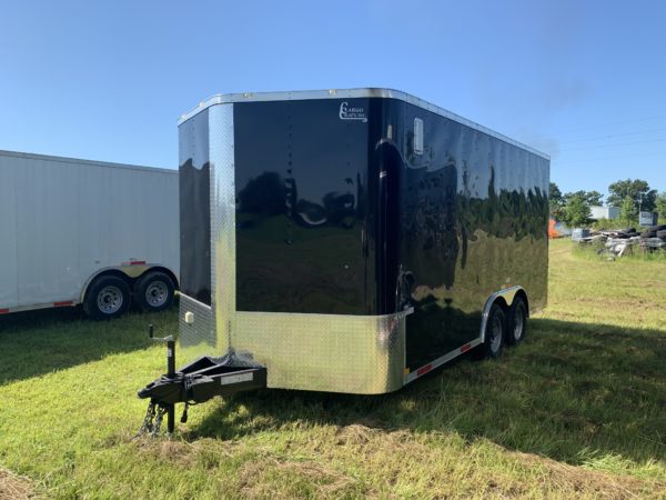 8.5 x 16 Tandem Axle - Aluminum Walls and Ceiling - Diamond Tread Flooring - Electrical - Image 2