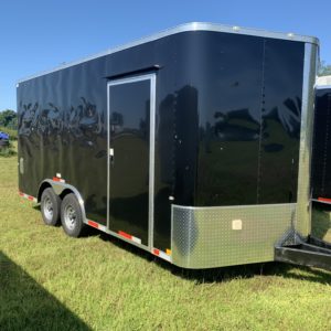 8.5 x 16 Tandem Axle - Aluminum Walls and Ceiling - Diamond Tread Flooring - Electrical