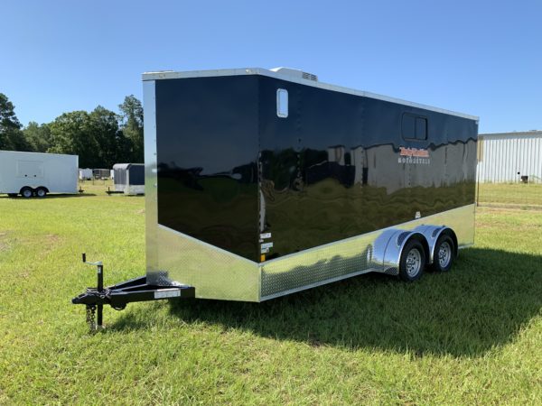 7 x 18 Tandem Axle - Fully Loaded - Finished Interior - Cabinets - Closet - A/C - Image 2