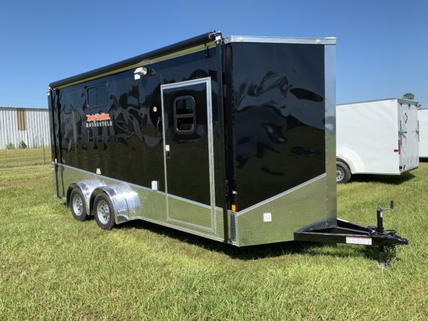 7 x 18 Tandem Axle - Fully Loaded - Finished Interior - Cabinets - Closet - A/C