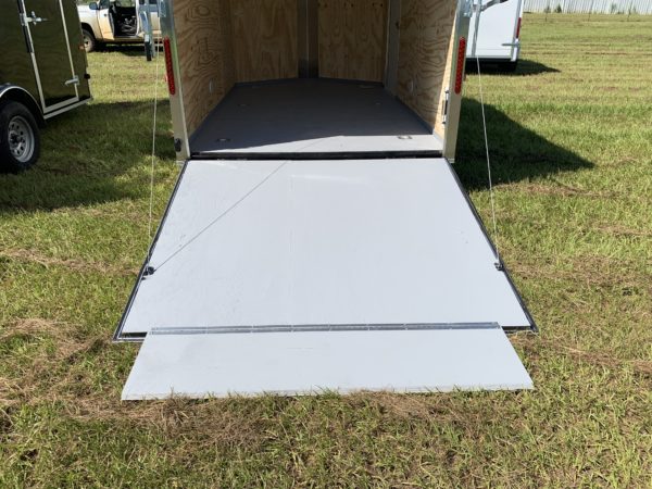 7 x 12 Single Axle - Motorcycle Trailer - D-Rings - Stabilizer Jacks - 6 Foot 3 Inch - Image 4