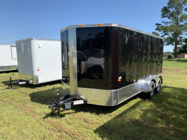 7×14 Tandem Axle Tornado Series – Rounded V-Nose – Ramp – 6 Foot 3 Inch - Image 2