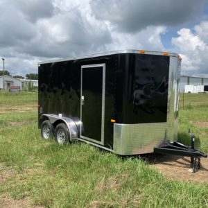 7X12 Tandem Axle Elite Series - 16'' On Center Floors and walls - 32'' RV Door - Ramp Door