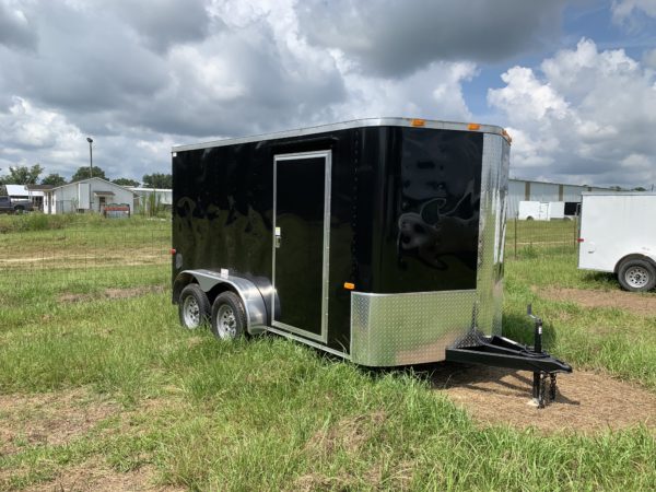 7X12 Tandem Axle Elite Series - 16'' On Center Floors and walls - 32'' RV Door - Ramp Door