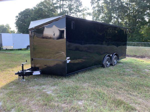 8.5 x 20 Tandem Axle - Black Out Package - Torsion Axles - E-Track