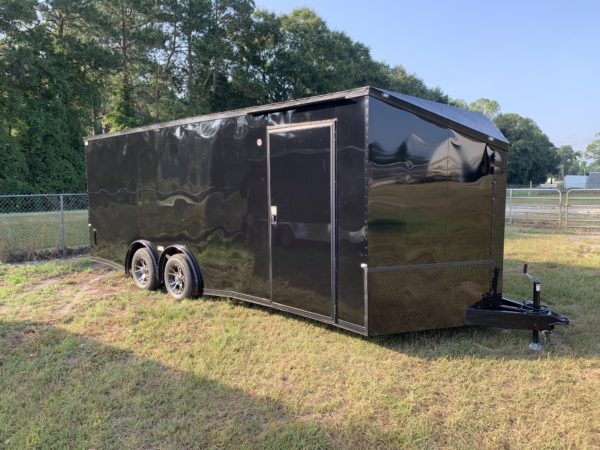 8.5 x 20 Tandem Axle - Black Out Package - Torsion Axles - E-Track - Image 2