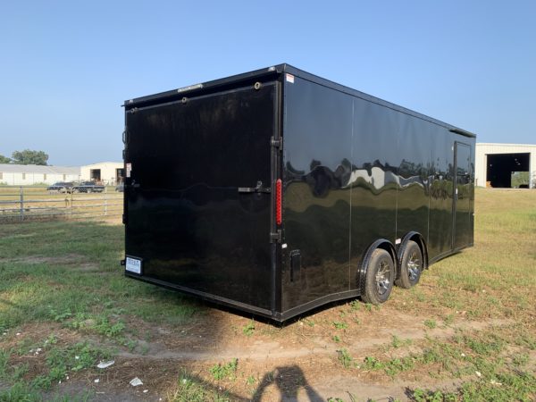 8.5 x 20 Tandem Axle - Black Out Package - Torsion Axles - E-Track - Image 3