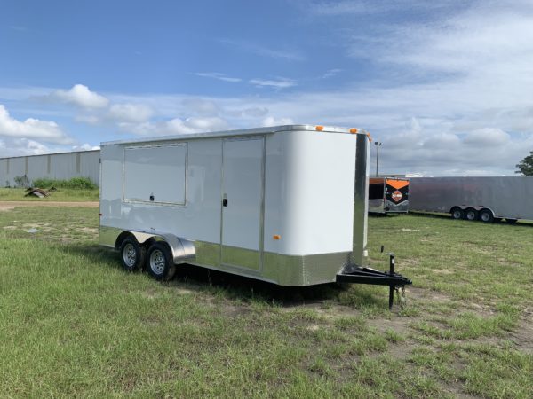 7 x 16 Tandem Axle – Concession – Screwless – 6 foot 6 inch - Electrical