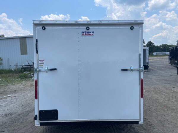 7×14 Tandem Axle Trailer – 16” On Center Floors & Walls – V-nose – Ramp Door – Side Door - Image 3