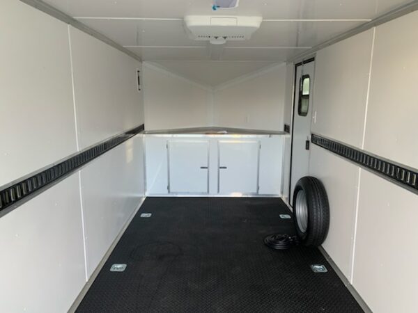 7x16 Tandem Axle Motorcycle Trailer - Finished Interior - Electrical - Cabinets - Image 5
