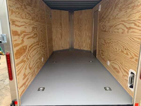 6×12 Tandem Axle Motorcycle Hauler – Chrome Wheels – Insulated roof liner - Image 5