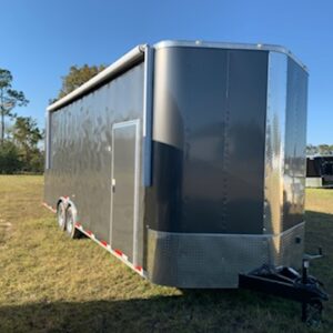 8.5 x 24 Tandem Axle - 8 Foot 6 Inch Ceiling Height - Electrical - Awning - Winch