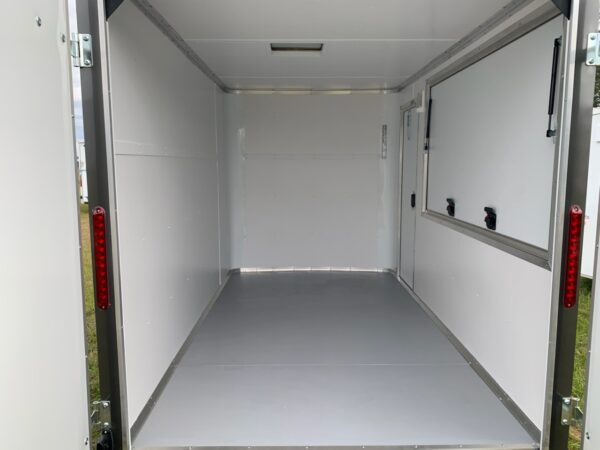 6×10 Single Axle Concession Series - 24'' RV Door - A/C Brace - White Vinyl Interior - Image 4