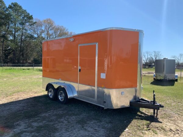 7×14 Tandem Concession Trailer - Sinks - Finished Interior - Electrical - (2) Serving Windows